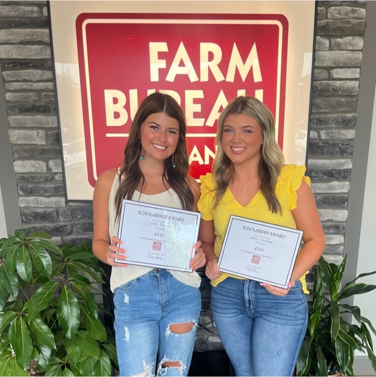Hempstead County FarmBureau Scholarship Recipients 
